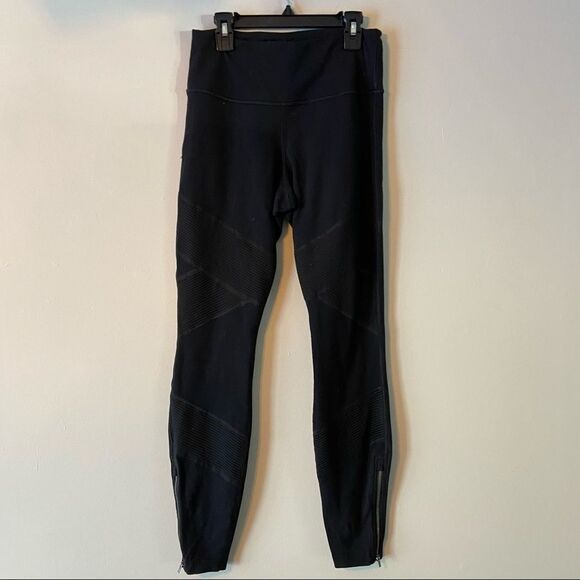 Athleta Moto zipper ankle legging size small - Picture 2 of 7
